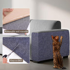 Cat Scratch Furniture Protector Couch Protector from cat Claws Self-Adhesive Carpet remnants Scratching Mat Trimmable DIY Climbing Covering Posts (Grey, 15.8" x 78.7")