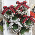 BigOtters 50 Pcs Jingle Bells for Crafting, 1 Inch Craft Bells Bulk for DIY, Home Christmas Decoration, Silver