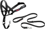 Halti Headcollar Size 3, Black & Halti Training Leash Size Large, Black Combination Pack - Stop Your Dog Pulling on the Leash. Adjustable, Lightweight with Padded Nose Band. Suitable for Medium Dogs