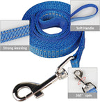 YIMEIS Dog Harness and Leash Set, No Pull Soft Mesh Pet Harness, Reflective Adjustable Puppy Vest for Small Medium Large Dogs, Cats (Royal Blue & Black, Small (Pack of 1)