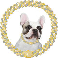 Metal Diamond Dog Chain Dog Training Chain with Secure Buckle Pet Collars for Large Medium Dogs