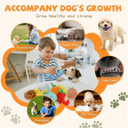 Cheerful 20-Pack Squeaky Dog Toys Set - Included 4 Dog Bags, Plush Puppy Toys with Irresistibly Cute Characters for Small Dogs, Interactive Dog Squeak Toys for Fun&Teeth Cleaning