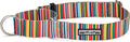 Lucky Love Dog Wide Martingale Dog Collar - No-Slip, Durable, & Soft Webbing 1.5 inch Martingale Collar for Dogs Male and Female Ideal for Training & Walking - Hippie, Medium