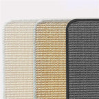 Cat Scratcher Mat Natural Sisal Cat Scratching Pads with Self-Adhesive Horizontal Floor Rug for Indoor Cats Grinding Claws Nails, Grey, 10" x 20"