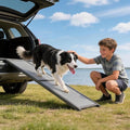 Large Dog Ramp for Car, SUV & Truck – Joint & Spine Relief, Anti-Slip Surface, Heavy-Duty, Stable, Up to 100 lbs
