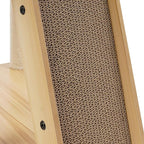 Cat Scratching Climbing Frame Cat House Cat Tree with Toy for Indoor Cats Paper Pillar Scratching Posts, Grey