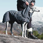 Hurtta Expedition Parka, Winter Dog Coat, BlackBerry, 12 in