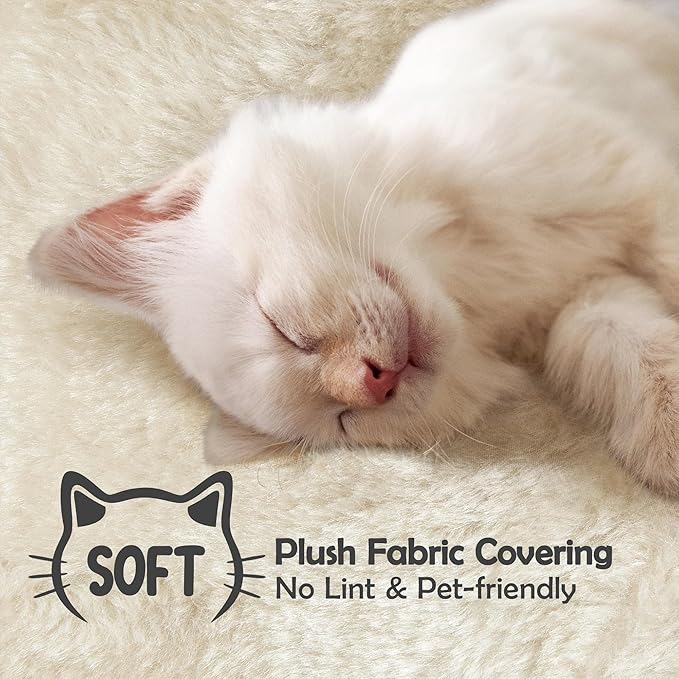 Topeakmart 61in Cat Tree for Indoor Cats, Cat Tower with Scratching Posts Spacious Perch & Platform for Kittens, Beige