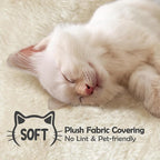 Topeakmart 61in Cat Tree for Indoor Cats, Cat Tower with Scratching Posts Spacious Perch & Platform for Kittens, Beige