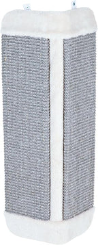 Trixie Scratching Board for Corner – Vertical Sisal Rope Pad for Indoor Cats – Easy-Install Corner Scratch Pad – Gray, 1 x 12.6 x 23.6 in