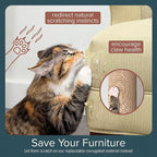 Wall-Mounted Cat Perch & Scratching Post (Modern Cat Wall Furniture) - Milestone | FurHaven Ascentials