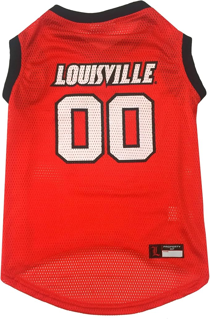 NCAA Basketball Pet Jersey LOUISVILLE CARDINALS Dog Jersey, Medium