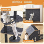 ReWallpaper Cat Scratching Mat Self-Adhesive Dark Grey Cat Scratch Furniture Protector Roll for Sofa Couch Armrest Chair Wall Corner Tower Post Durable Scratch Pad Strong Grip Claw Guard 15.8inx6.5ft