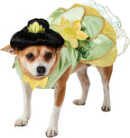 Disney Princesses: Tiana Pet Costume for For Dogs or Cats by Rubies, Small