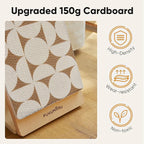 FUKUMARU Cat Scratcher Ramp for Indoor Cats, 23.66 Inch Wood L Shape Cat Scratching Board, Replaceable Cardboard Cat Scratch Pad, Vertical Kitten Scratcher Furniture Protector for Couch Sofa Wall