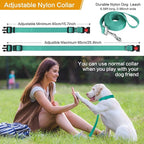 Prong Training Collar with Comfort Tips and Quick Release Snap Buckle - Dog Choke Pinch Collar with Nylon Cover - Classic Collar and Leash for Small to Large Dogs