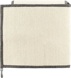 Navaris Cat Scratch Mat Sofa Protector - Linen and Sisal Furniture Protector Scratching Pad for Cats - Scratch Carpet of Couch, Sofa, Chair