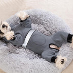 Polar Fleece Dog Coats for Small Medium Dogs, Winter Jacket Sweater Vest Bodysuit, Four-Legged Warm Clothes Pajamas