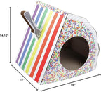 Kitty City Rainbow Cake Slice Scratcher