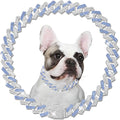 Metal Diamond Dog Chain Dog Training Chain with Secure Buckle Pet Collars for Large Medium Dogs