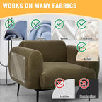 20 PCS Anti-Cat Scratch Furniture Protector with Pins, Designed for Leather Furniture, Anti Scratch Cat Couch Protector from Cats Claws with Scissors and Scraper, Cats Scratch Deterrent for Furnitures