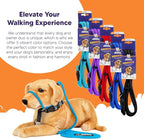 Heather's Heroes Sidekick Dog Headcollar with Leash - Sidekick Leash for Dogs, Effective Dog Training Tool for Leash Reactivity and Behavior Issues (Turquoise, Mini (1/4"))