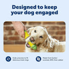 PetSafe Busy Buddy Cravin' Corn - Adjustable Slow Feeder Toy with Refillable Treat Rings - Cleans Teeth & Gums, Cures Boredom & Slows Down Eating Habits - Medium/Large - for Dogs 50+ lb