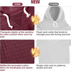 BEAUTYZOO Dog Hoodie for Small Medium Large Dogs, Winter Fall Warm Dog Clothes for Puppy S M Sized Dogs Girl Boy, Dog Sweater Shirt Hoodies with Pocket Bulldog Pitbull Cat Clothing Coat, Wine Red ML