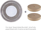 Nest Cat Scratcher Lounge Bed (Pearl White Assembled Bundle)