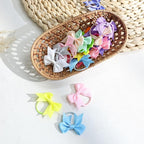 40PCS (20 Pairs) Dog Hair Bows with Rubber Bands, Puppy Bows for Small Size Pet Girls, Mix Colors Hair Ties, Dog Hair Accessories Girl for Daily Use Birthday(Type B)
