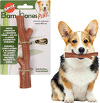 SPOT Bam-Bones Plus Branch -Bamboo Fiber & Nylon, Durable Long Lasting Dog Chew for Aggressive Chewers – Great Toy for Adult Dogs & Teething Puppies Under 60lbs, Non-Splintering, 5.75in, Beef Flavor