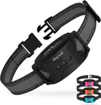 DogRook Rechargeable Dog Bark Collar - No Shock Training Smart Collar - Beep & Vibrating - Anti Bark Collar for Large Dog, Medium & Small Dog - No Shock Bark Collar - 12-110 lbs