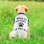 Saintrygo 8 Pieces Dog Shirts Pet Printed Clothes with Funny Letters Summer Pet T Shirts Cool Puppy Breathable Dog Outfit Soft Sweatshirt Cats(Cute Pattern,Large)