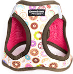 Downtown Pet Supply Step-in Dog Harness – No Pull, Adjustable Padded Mesh with Reflective Trim, Secure Buckle Strap – Comfortable & Breathable Small Dog Harness, Large, Donut