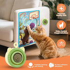 Cat Scratching Mat with Bonus Adhesive Catnip | All-in-One 23.6x15.7 Inch Sisal Scratcher for Wall/Floor, Stops Couch Carpet Scratching, Durable Anti-Slip