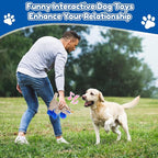 Squeaky Dog Toys, Plush Chew Toys for Dogs, Crinkle Interactive Squeaky Stuffed Dog Toy for Small Medium Large Breeds, Dog Toy to Keep Them Busy, Pet Toys for Dogs