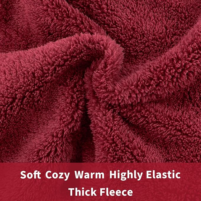 Dog Winter Coat Soft Pullover Pajamas, Warm Dogs Cold Weather Coats Fleece Coat, Cozy Dog Winter Jacket Windproof Fullbody Jumpsuit Onesie Fleece Sweater Clothes Apparel for Dogs