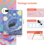 Art Cat Scratching Pad,Wall Scratcher for Indoor Cats - 16.54x11.81x1.18 Inches, Double-Sided Use, Cat Cardboard Scratcher Fits All Breeds & Sizes, Easy to Install,Cat Gifts