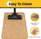 Extra Large Cat Scratcher Mat (27.5" x 35.4"), Natural Sisal Cat Scratching Pad for Indoor Cats, Mess-Free Cat Scratch Rug & Cardboard Alternative, Couch & Furniture Protector