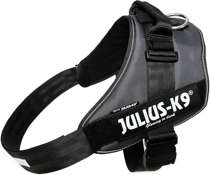 Julius-K9, 16IDC-ANT-4, IDC Powerharness, Dog Harness, Size: 4, Anthracite