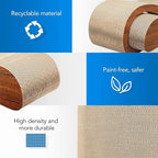 Simple Delxue Cat Scratcher, 2 in 1 Cat Scratching Board, Cat Cardboard, Scratch Lounger, Large, 27.56 x9.45 x8.86 inch
