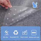 3.6 Feet Cat Carpet Protector, Non-Slip Carpet Protector for Pets, Carpet Scratch Stopper from Scratching Carpet at Doorway