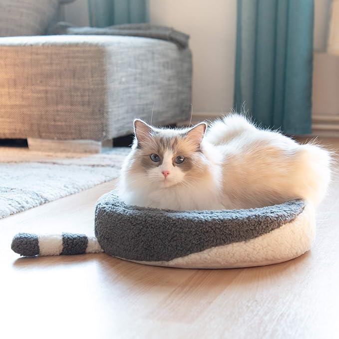 Navaris Round Cat Scratcher Pads (Pack of 2) - 13 3/8" Diameter x 1 3/8" High (34 cm x 3.5 cm) - Refills Cardboard Cat Scratcher Bed 52414