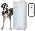 Power Pet Roll Up Automatic Electronic WiFi Pet Door by High Tech Pet - Space-Saving, Pet Operated Dog Door, App Control, Safe, Secure, Air Tight (Wall Mount, Exrtra Large)