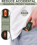 Dog Training Collar with Remote Control, 3500FT Dog Shock Collar for Small Medium Large Dogs, IPX7 Waterproof, 4 Training Modes