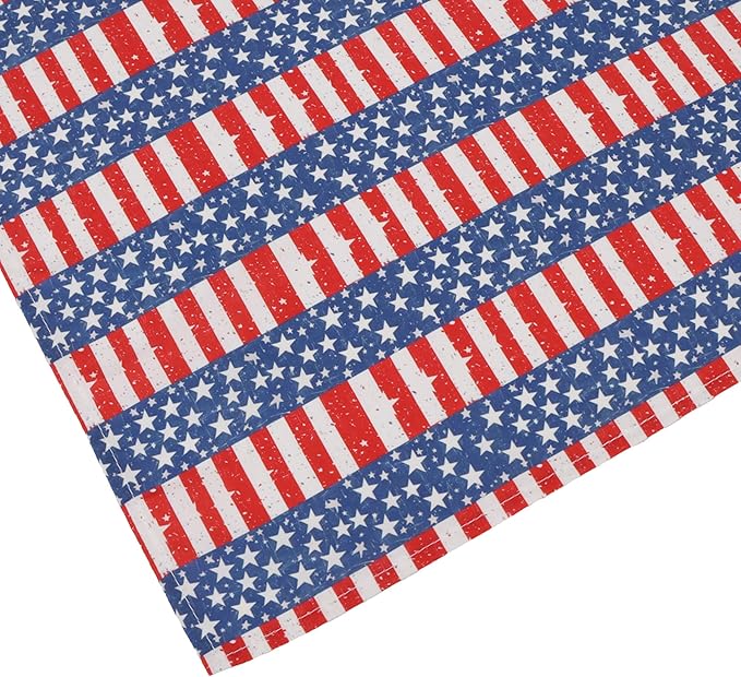 ADOGGYGO 4 Pack American Flag Dog Bandanas, Red Blue USA Flag Star Pet Scarf Bib, Pet 4th of July Bandanas Costume Accessories for Extra Large Dogs (X-Large)