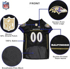 Pets First Baltimore Ravens Dog Jersey, Small, Official NFL Apparel for Dogs