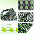 Elegant little tail Dog Bandana, Summer Cotton Dog Bandana Ball Adjustable Dog Scarf Handkerchief Boy Dog Bibs Scarf for Square Dog Kerchief for Small Large Dogs
