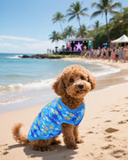 PET SHOW 4 Pack Dog Hawaiian Shirts for Small Doggies UPF 50+ UV Sun Protection Summer Cool Clothes Tank Top Floral Puppy Kitten Cats T-Shirts Pet Holiday Party Sleeveless Vest Boy Girl(Small)