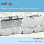 Cat, Dog Carrier for Pets up to 15 lbs, Soft-Sided Collapsible Pet Carrier with Upgraded Sturdy Base, Privacy Curtain and 2 Storage Bags, Cat Bag for Medium Cats and Small Dogs